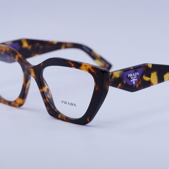 Prada PR09YV VAU1O1 Eyeglasses Honey Havana 54mm Cat Eye Frame - Picture 9 of 11